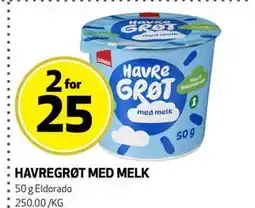 Bunnpris HAVREGRØT MED MELK tilbud