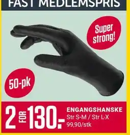 Europris ENGANGSHANSKE, Medlemspris tilbud