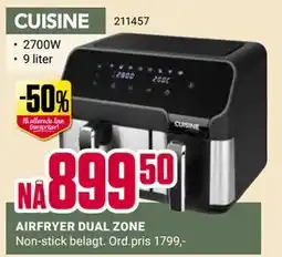 Europris AIRFRYER DUAL ZONE tilbud