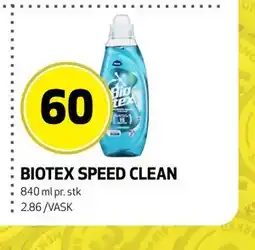Bunnpris BIOTEX SPEED CLEAN tilbud