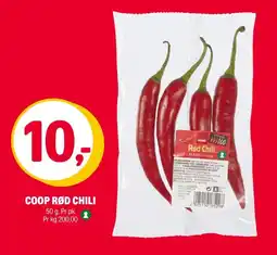 Coop Extra COOP Rød chili tilbud
