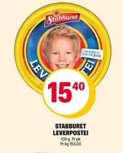 Coop Extra STABBURET Leverpostei tilbud