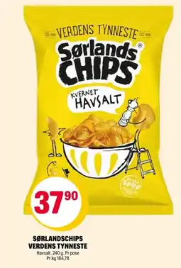 Coop Extra SØRLANDSCHIPS Verdens tynneste tilbud