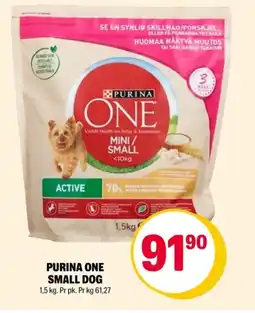 Coop Extra PURINA ONE Small dog tilbud