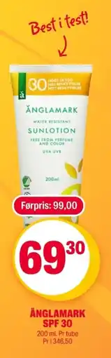 Coop Extra ÄNGLAMARK SPF 30 tilbud