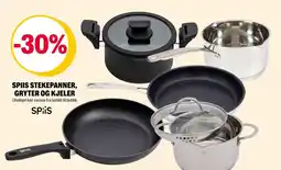Coop Extra Spiis stekepanner, gryter og kjeler tilbud