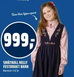 Coop Obs Småtroll nelly festdrakt barn tilbud