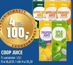 Coop Obs Coop juice tilbud