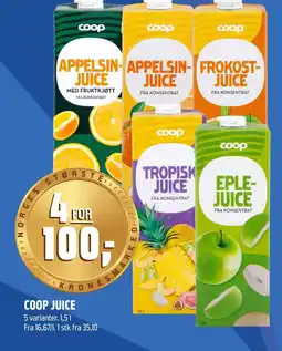 Coop Obs Coop juice tilbud