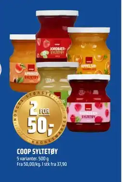 Coop Obs COOP SYLTETØY tilbud