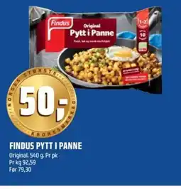 Coop Obs Findus pytt i panne tilbud