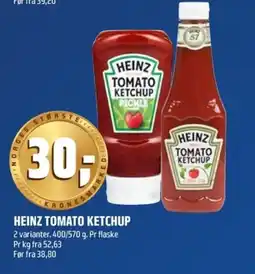 Coop Obs Heinz tomato ketchup pickle tilbud