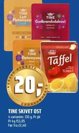 Coop Obs Tine skivet ost tilbud