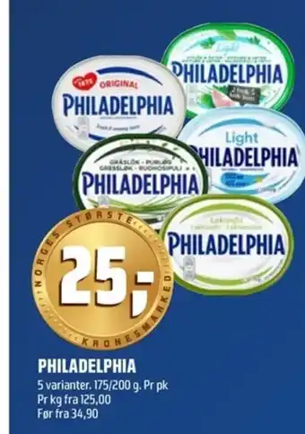 Coop Obs Philadelphia tilbud