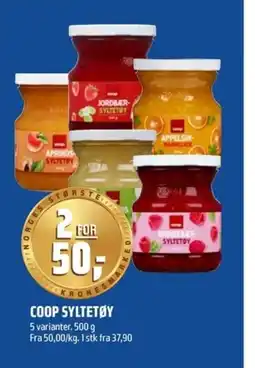 Coop Obs Coop syltetøy tilbud