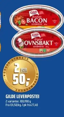 Coop Obs Gilde leverpostei tilbud