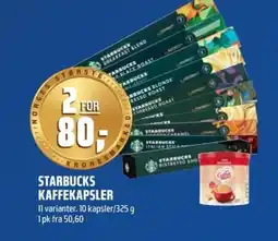 Coop Obs Starbucks kaffekapsler tilbud