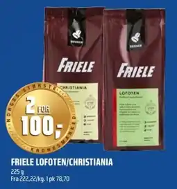 Coop Obs Friele lofoten/christiania tilbud