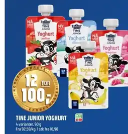 Coop Obs Tine junior yoghurt tilbud