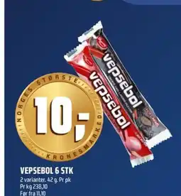 Coop Obs Vepsebol 6 stk tilbud