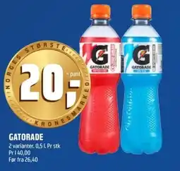 Coop Obs Gatorade tilbud