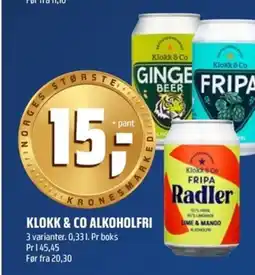 Coop Obs Klokk & co alkoholfri tilbud