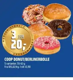 Coop Obs Coop donut/berlinerbolle tilbud