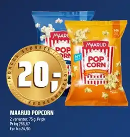 Coop Obs Maarud popcorn tilbud