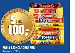 Coop Obs Freia sjokoladebarer tilbud