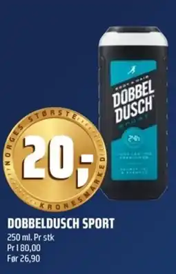 Coop Obs Dobbeldusch sport tilbud