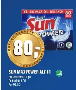 Coop Obs Sun maxpower alt-1-1 tilbud