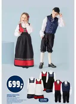 Coop Obs Småtroll nora og nils festdrakt barn tilbud