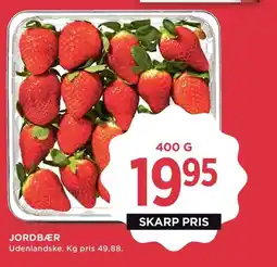 Meny Jordbær tilbud