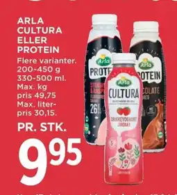 Meny Arla cultura eller protein tilbud