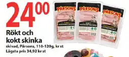 MaxiMat Töcksfors Pärsons Rökt och kokt skinka tilbud