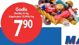 MaxiMat Töcksfors Godis tilbud