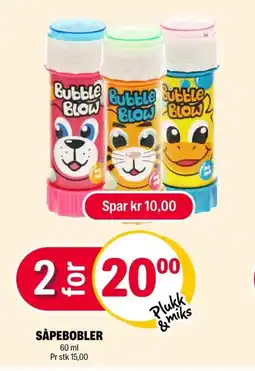 Coop Extra Såpebobler tilbud