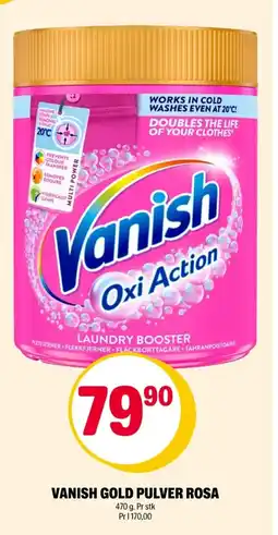 Coop Extra Vanish gold pulver rosa tilbud