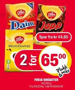 Coop Extra Freia småbiter tilbud