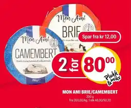 Coop Extra Mon Ami brie/camembert tilbud