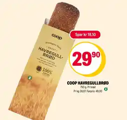 Coop Extra Coop havregullbrød tilbud