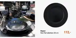 Kitch'n Magnor Noir flat tallerken tilbud