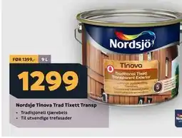 Megaflis Nordsjø Tinova Trad Tixett Transp tilbud