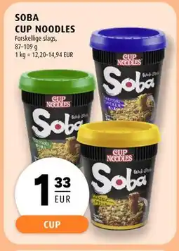 Scandinavian Park SOBA CUP NOODLES, EUR 1.33 tilbud