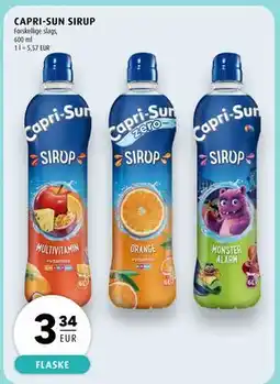 Scandinavian Park CAPRI-SUN SIRUP, EUR 3.34 tilbud