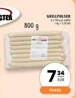 Scandinavian Park GRILLPØLSER, EUR 7.34 tilbud