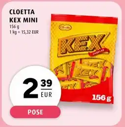 Scandinavian Park CLOETTA KEX MINI POSE, EUR 2.39 tilbud