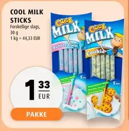 Scandinavian Park COOL MILK STICKS, EUR 1.33 tilbud