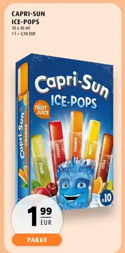 Scandinavian Park CAPRI-SUN ICE-POPS, EUR 1.99 tilbud