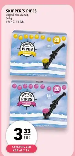 Scandinavian Park SKIPPER’S PIPES, EUR 3.33 tilbud